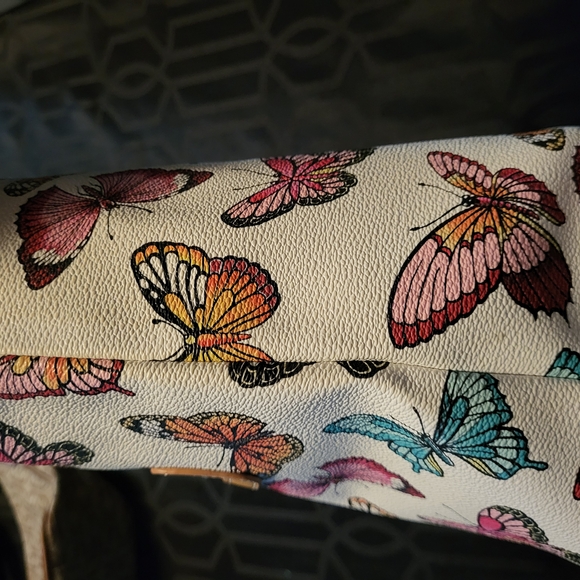CL By Laundry Butterfly Print Women's Bag Spring Butterflies Purse Shoulder Bag - Picture 4 of 15